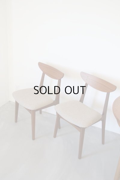 画像5: ダイニングテーブル&チェア2脚セット（お渡し時期：3月下旬〜4月中旬頃） (5)