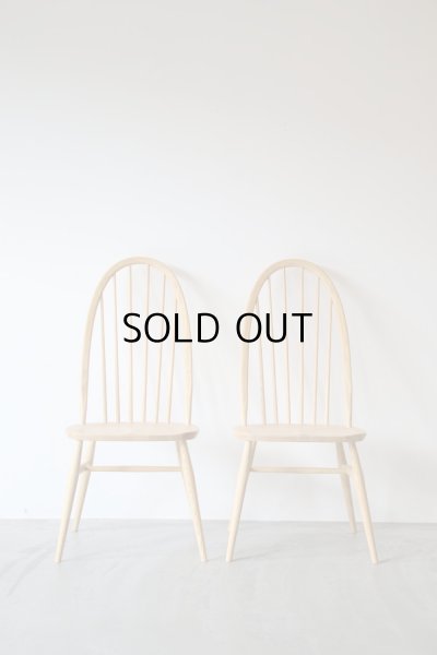 画像2: クエーカーチェア 2脚（アーコール社） (2)